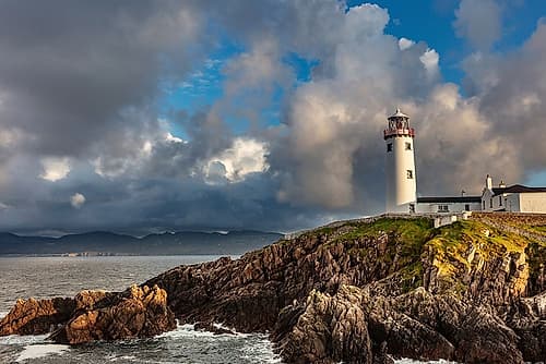Fanad Head Lighthouse in County Donegal-Ireland Coastal Print